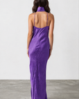 Delphine Satin Maxi Dress