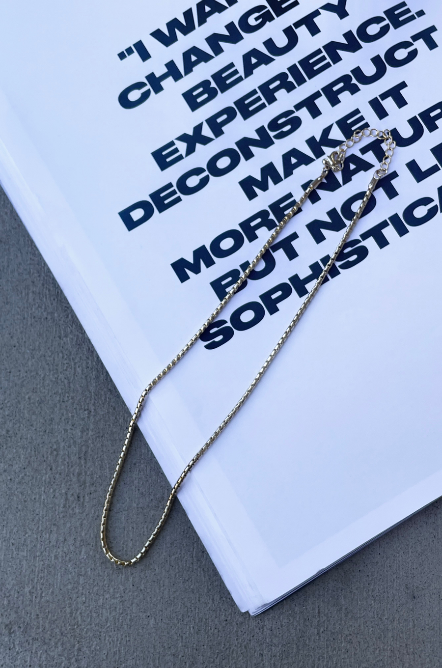 gold chain necklace
