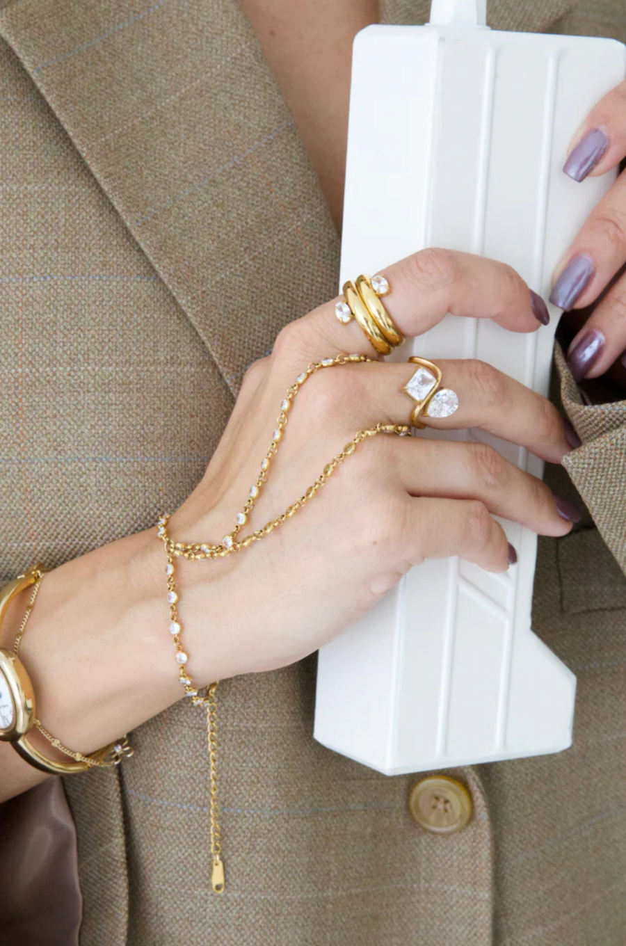 Ginneca Hand Chain by Ginneca Row