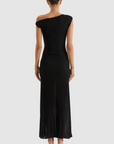 Off the shoulder maxi dress
Asymmetrical neckline
Ribbed
Sheer skirt
black maxi dress
black midi dress
black wedding guest dress
formal wedding guest dress
