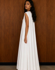 Woven maxi dress
Sleeveless
Lined
white flowy maxi dress