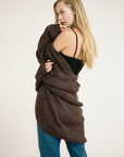 brown Fuzzy hand knit cardigan
Cable knit
Heavy gauge loose cable knit
Open cardigan
Acrylic/Polyester
brown cardigan
fall cardigan
fall sweater
fall outfit