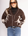 Fuzzy knit horse graphic cardigan
Button down closure
Long sleeve
Unlined
brown horse cardigan
fall cardigan
fall outfit
winter cardigan
winter outfit
christmas horse sweater