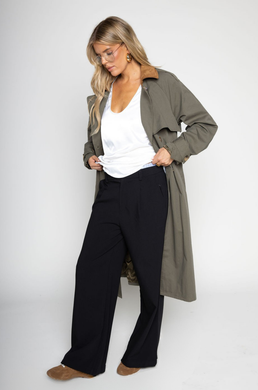 On Overtime Trench Coat