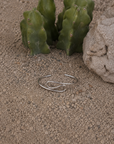 silver Infinity bracelet
Adjustable closure