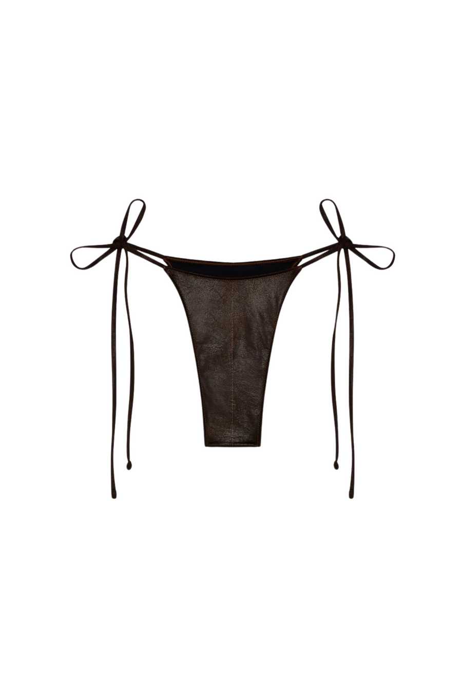 Divine Leather Bottom by Frankies Bikinis