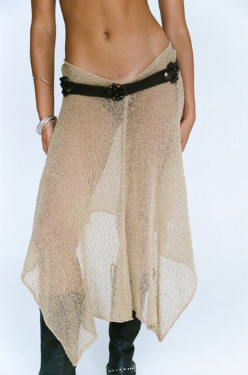 Knit shawl or skirt
Versatile piece - wear as a skirt or a shawl
Unlined