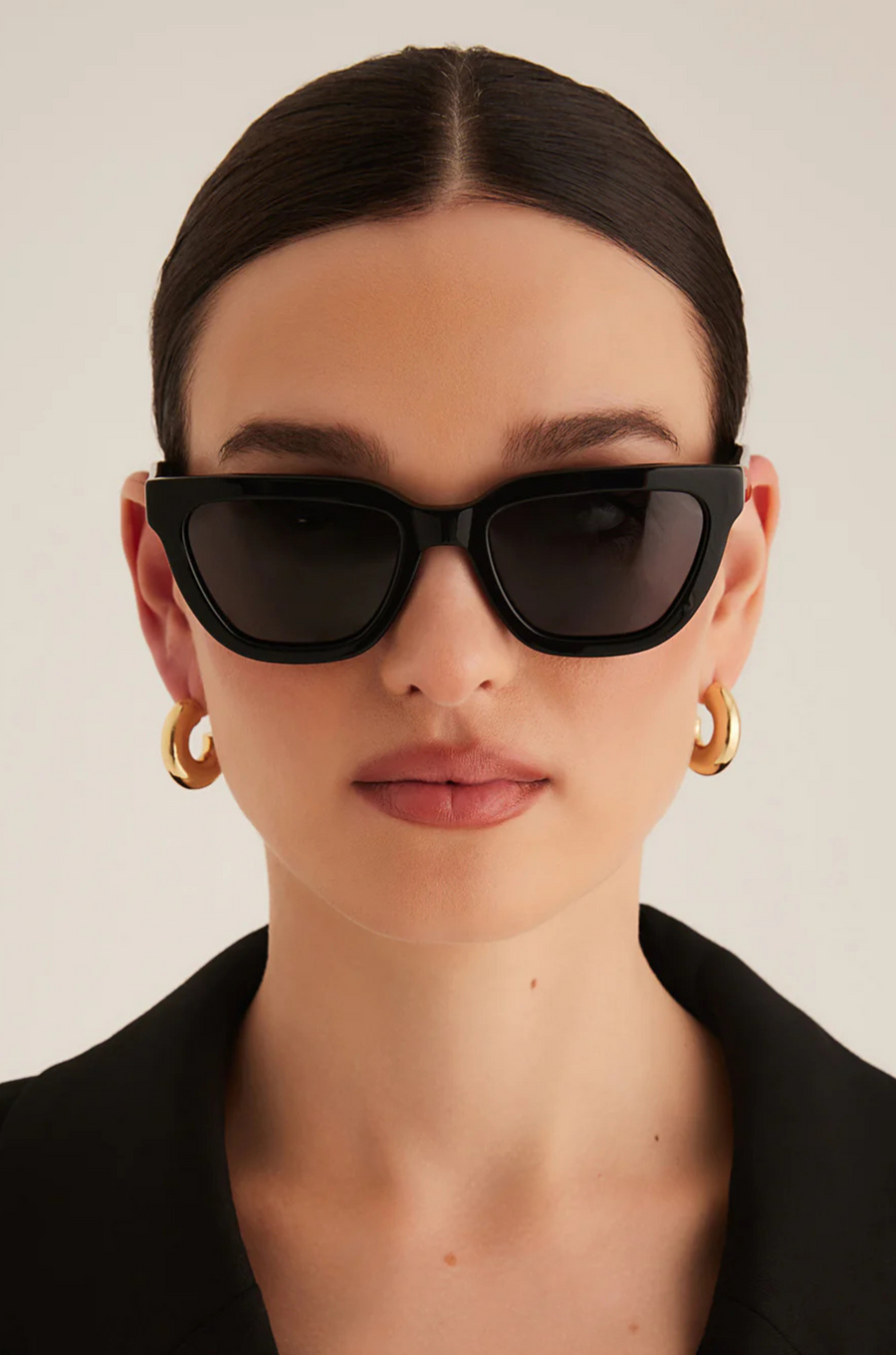 black cat eye sunglasses