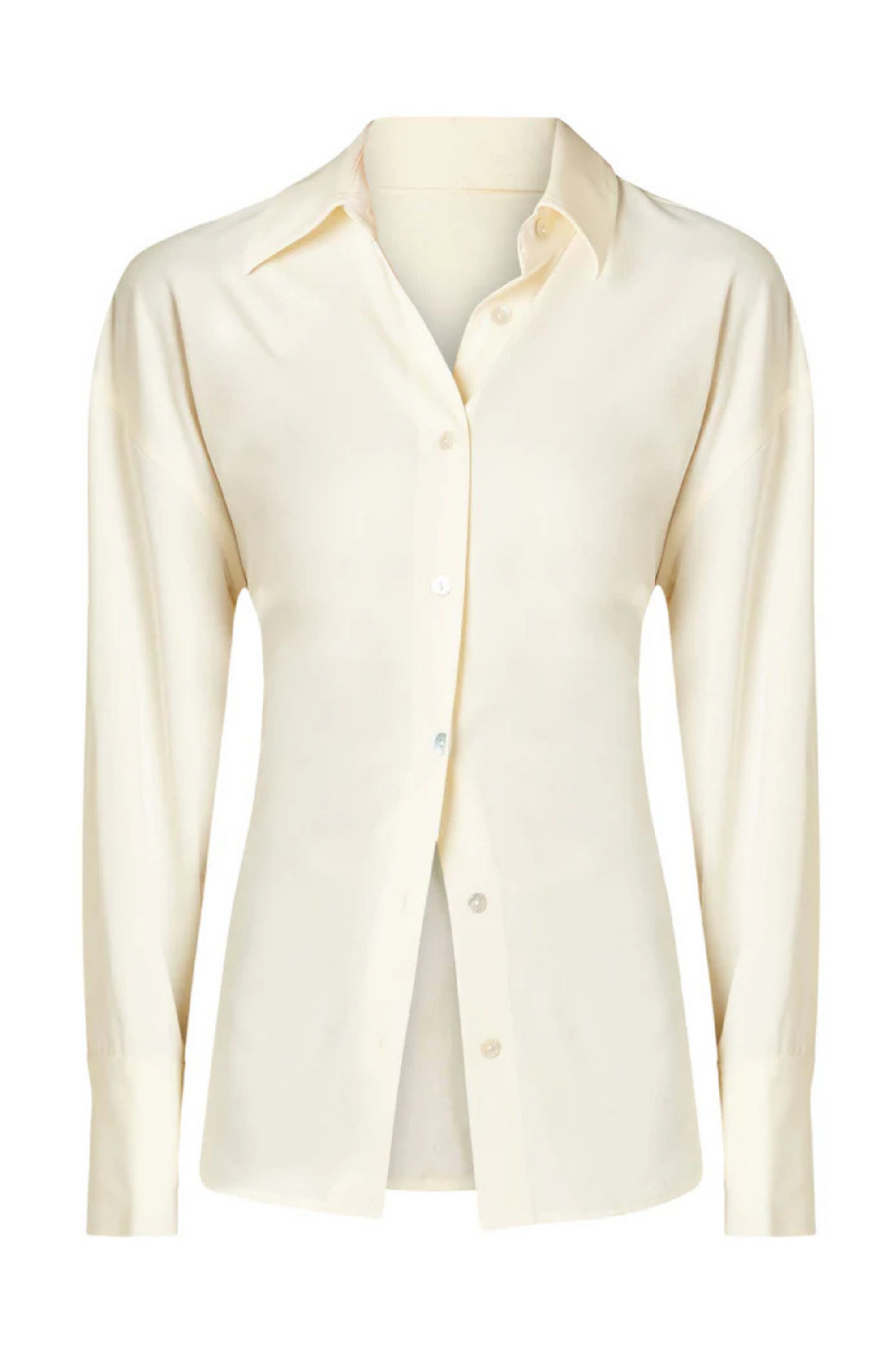 cream Satin oversized poplin collared shirt
Button down closure
Sleeve buttons
Adjustable lace up tie detail at back
Unlined
business button down top
work top
office attire top