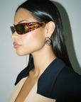 Two toned layered hoop earrings. Tarnish free. Stainless steel. Lightweight.