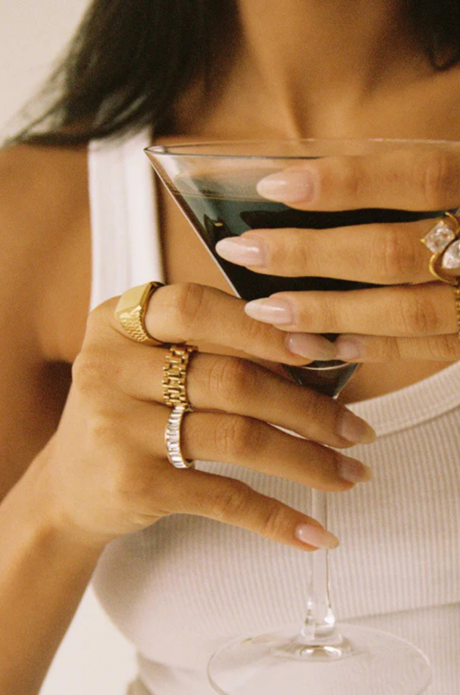 Infinity stainless steel & crystals ring
Tarnish free
Infinity ring
Expensive looking ring
Cute ring
Stackable ring