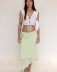 green Woven floral embroidered eyelet maxi skirt
Elastic waistband
Asymmetrical hemline
Lined
light green midi skirt
green midi skirt
pastel green skirt
summer skirt
spring skirt
fathers day outfit