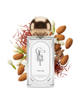 The One is the fragrance that defines Celuí — It opens with luminous saffron and bitter almond, creating an immediate warmth that feels both refined and magnetic. Jasmine unfolds at the heart alongside polished cedarwood, adding depth without heaviness.
As it settles, ambergris accord, woody notes, and skin musk melt seamlessly into soft woods. It doesn’t sit on the skin — it becomes part of it.

Fragrance Notes
Top: Saffron, Bitter Almond
Heart: Jasmine, Cedarwood
Base: Ambergris Accord, Wood