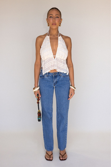 99 Low Straight Jeans by Abrand Jeans