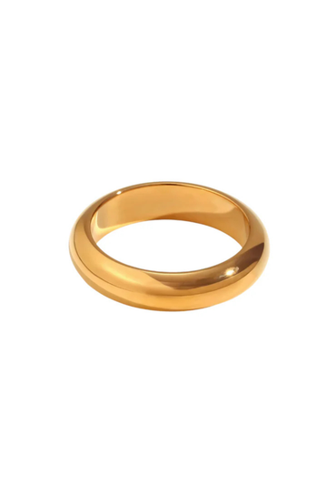 simple gold ring