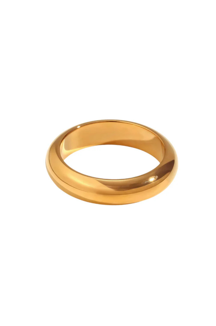 simple gold ring