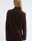 brown Genuine suede jacket
Front button down closure
Fully lined
Front chore pockets
Boxy fit
Genuine suede/Polyester
brown suede jacket
fall jacket
fall outfit
fall layering