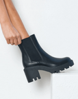 Ireland by Billini is an on-trend combat ankle boot. An instant outfit elevator, Ireland is a must-have this season for its versatility and style.


chunky rubber sole with heel
closed round toe
structured upper with elasticated gusset
back pull tab
closed heel counter
synthetic upper, lining and outsole
Heel height 7.5cm.