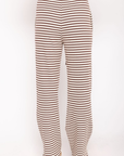 Striped ribbed lounge pant
Adjustable drawstring
Elastic waistband
brown and white striped lounge pant
fall outfit
winter outfit
christmas morning outfit