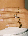 simple gold ring