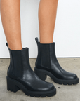 Ireland by Billini is an on-trend combat ankle boot. An instant outfit elevator, Ireland is a must-have this season for its versatility and style.


chunky rubber sole with heel
closed round toe
structured upper with elasticated gusset
back pull tab
closed heel counter
synthetic upper, lining and outsole
Heel height 7.5cm.