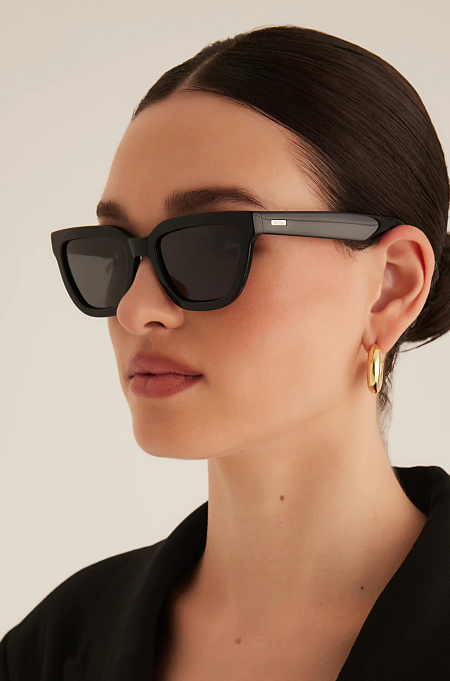 black cat eye sunglasses