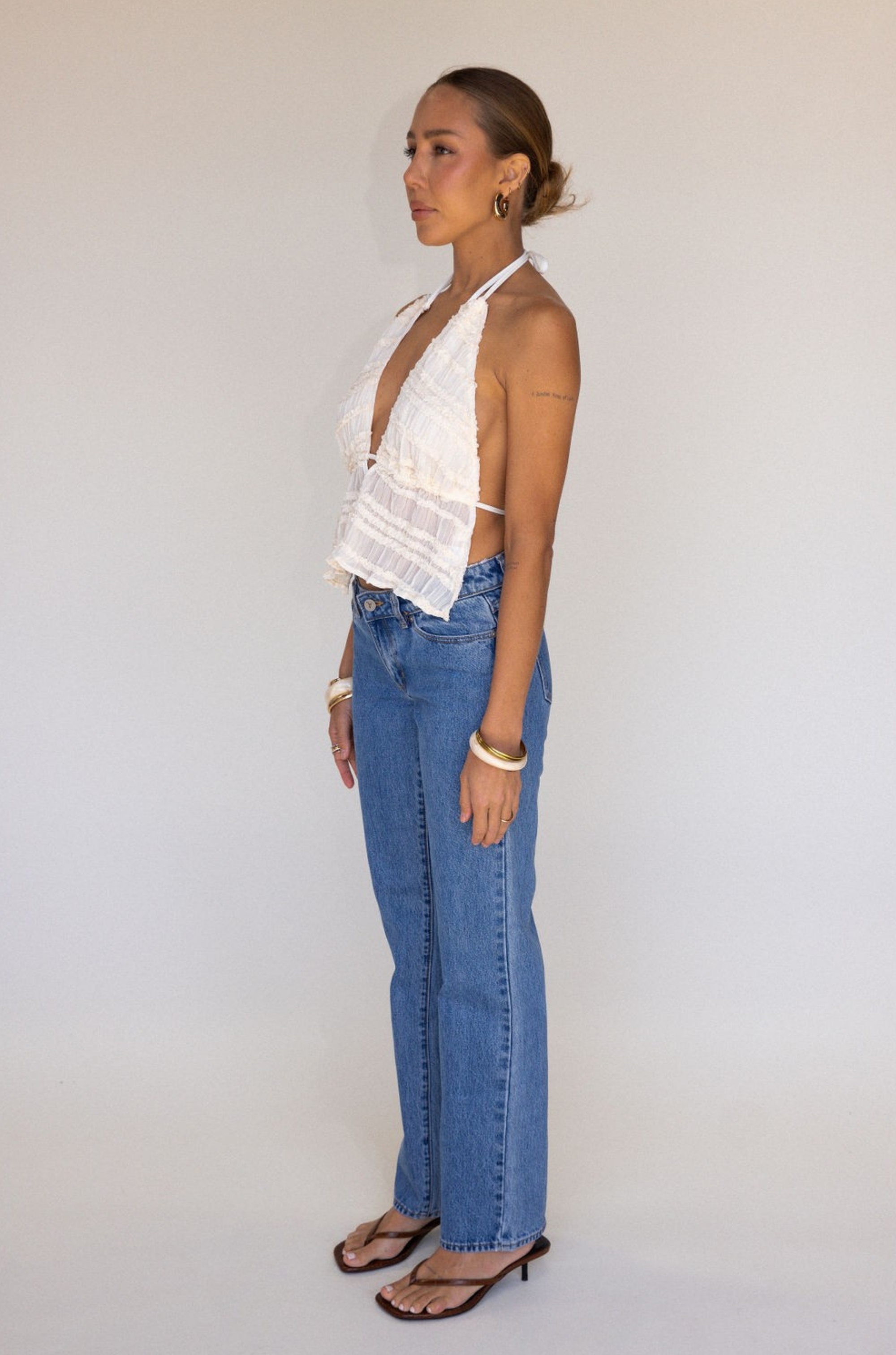 99 Low Straight Jeans by Abrand Jeans