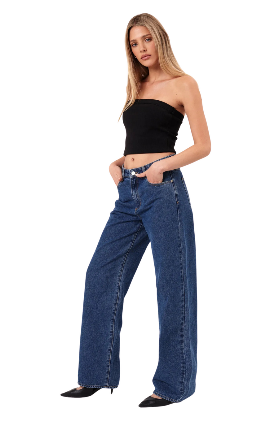 95 Mid Baggy Bella Jeans by Abrand Jeans