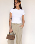 white Ribbed short sleeve top
Crewneck
Regular fit
Midweight
white tee
white tshirt