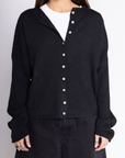 Fuzzy knit cardigan
Crewneck
Front button down closures
Long sleeves
Unlined
black basic cardigan
fall cardigan
fall sweater
fall outfit