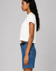Crewneck t-shirt top
Short sleeve
Unlined
beige tshirt
Cotton/Spandex