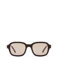 Oversized square sunglasses
Featuring peach colored lenses paired with a dark brown frame
Acetate frame
100% UV protection
Gold foil style detailing on inner right arm
Width: 12.9cm / Lens Heigh: 3.67cm / Arm Length: 14cm / Nose Bridge: 1.9cm