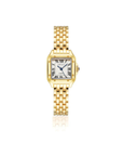 Stainless steel watch that truly speaks for itself!
This timeless watch is fully adjustable and come with a link remover so you are able to manually remove links to get the perfect fit.
woman gold watch
fashionable watch
cute watch