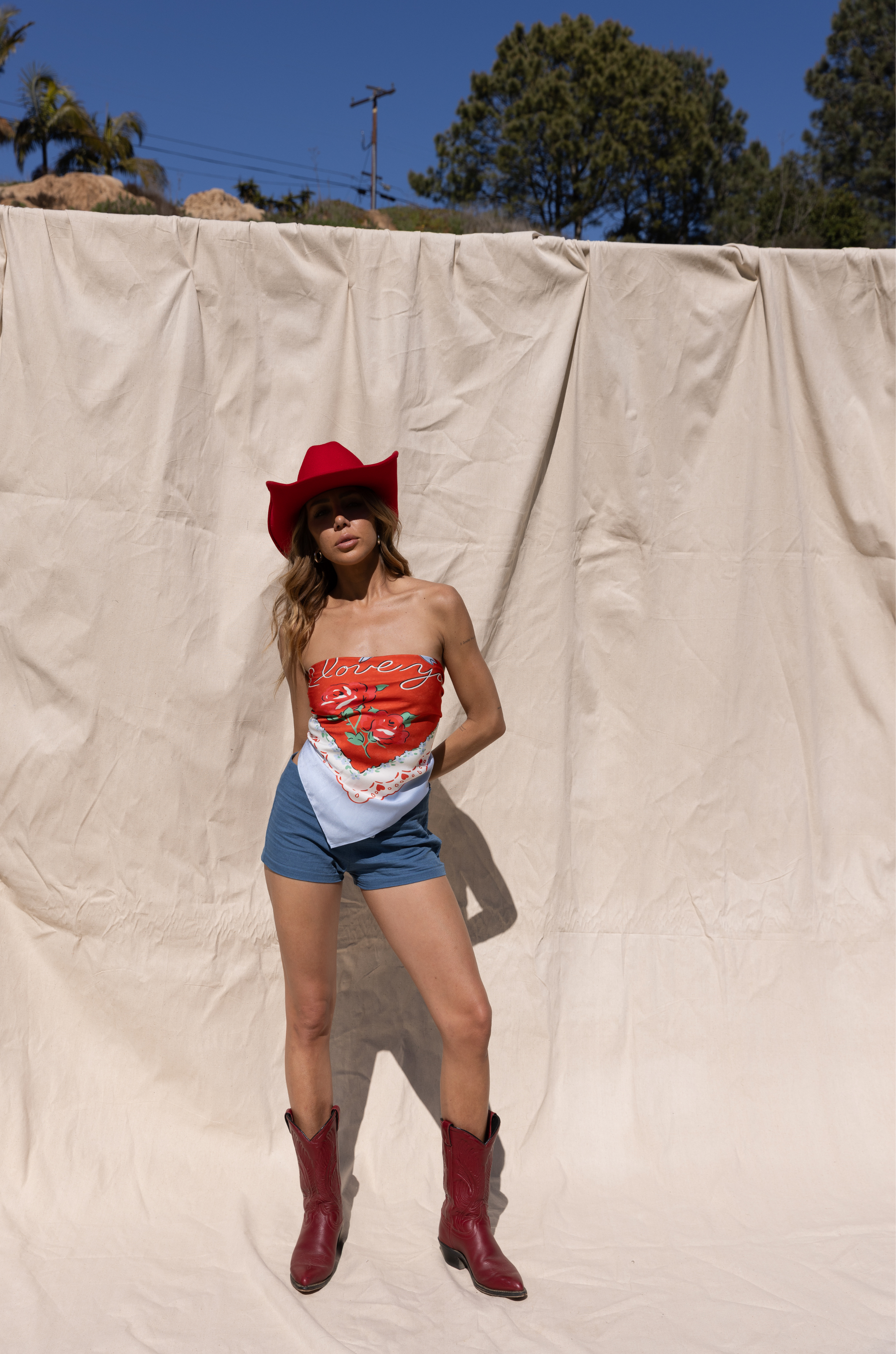 I Love You Scarf Top by For Love &amp; Lemons - FINAL SALE
