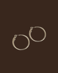 18K Gold Non-Tarnish Classic Thin Hoop Earring
silver thin hoop earrings