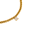 gold 18K Gold Non-Tarnish CZ Charm Braided Bracelet
18K Gold Plating
Stainless Steel
Cubic Zirconia