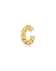 gold twisted ear cuff