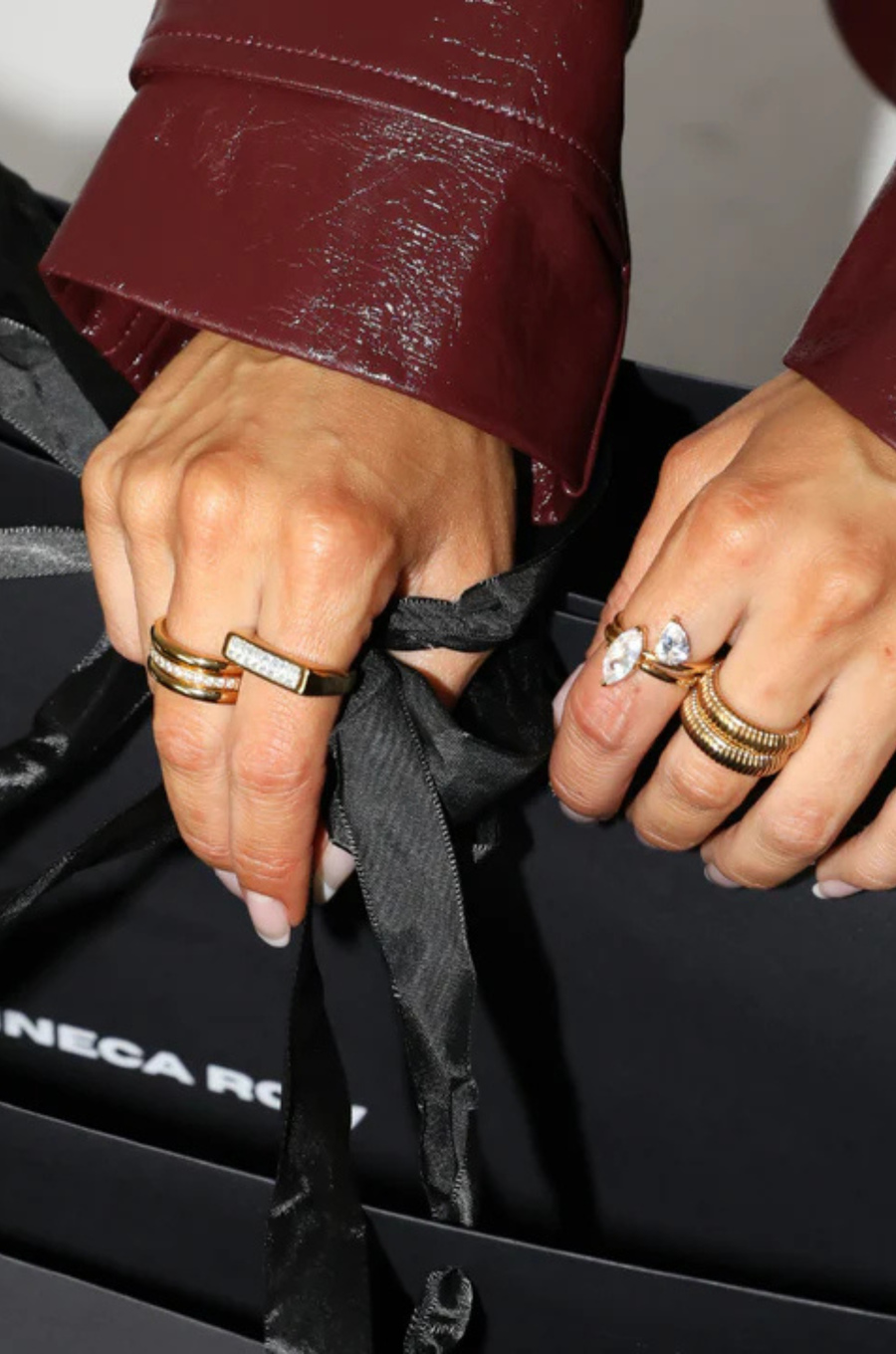 Minimal statement ring
Modern gold band set with a row of CZ crystals, designed for clean, structured shine
Tarnish-free, waterproof, and hypoallergenic
Backed by Ginneca Row's lifetime tarnish-free guarantee, including replacement if the stones ever lose integrity