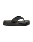 Vegan flip flop platform sandal
Faux leather upper
Cushioned platform sole
Manmade outsole
Heel: 1.5"
Platform: 1"
Slip-on style