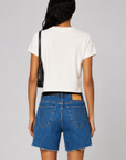 Crewneck t-shirt top
Short sleeve
Unlined
beige tshirt
Cotton/Spandex