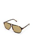 Modern aviator-inspired frame
Featuring a bold flat-top silhouette with geometric shaping
Navigator-inspired angular shaping
Oversized lens profile for full coverage
Polarisation: Category 3
UV Protection: UV400
Double bridge design
Keyhole cut-out detail between bridges
Slim arm design
Lens Height: 5.16cm / Temple Length: 14.5cm / Temple Tip Width: 10.5cm /
Nose Bridge: 1.8cm, Frame Width: 14.4cm