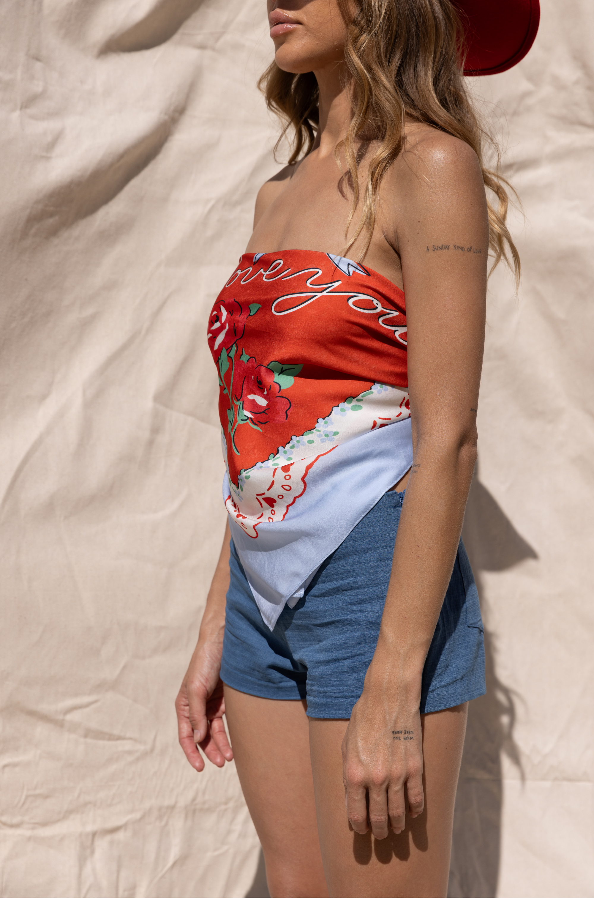 I Love You Scarf Top by For Love &amp; Lemons - FINAL SALE