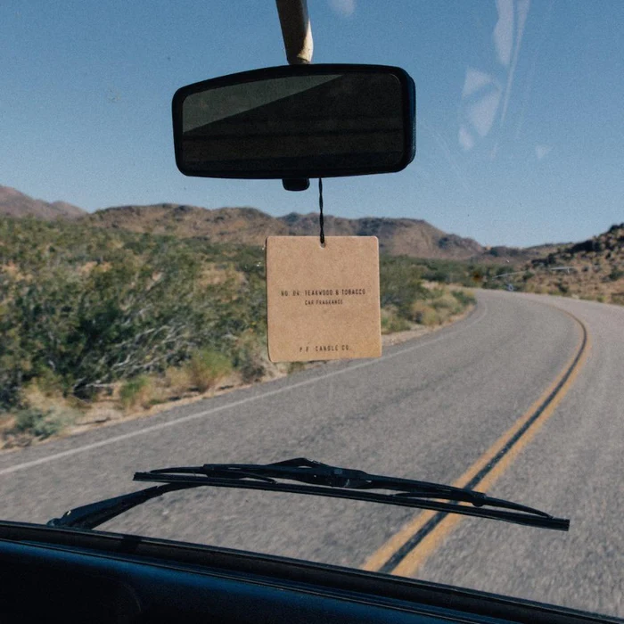 Teakwood & Tobacco Car Fragrance by P.F. Candle Co