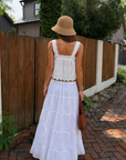 Drifted Here Maxi Skirt