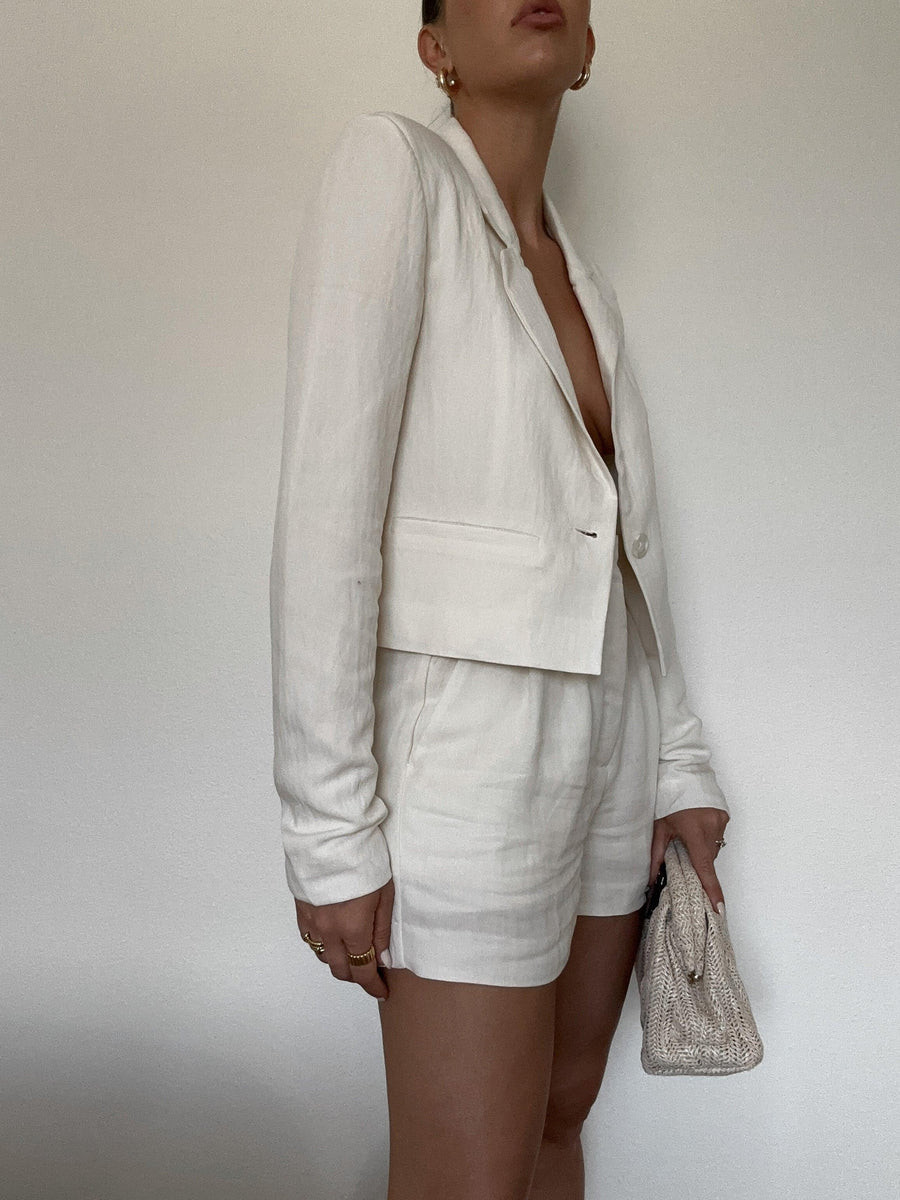 Dana Crop Blazer by Z Supply - SHOPLUNAB