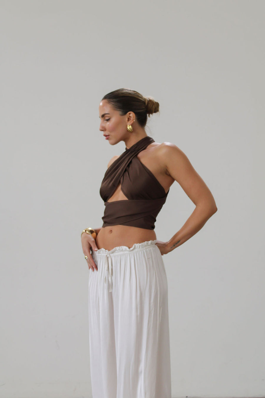 See Me Wrap Top - FINAL SALE