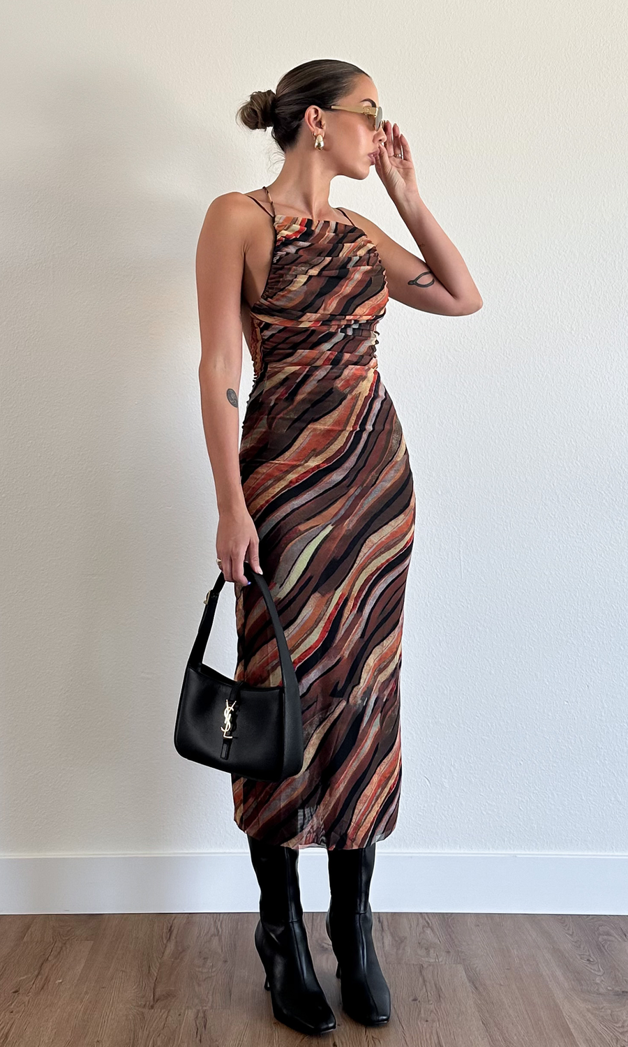 Night Is Young Midi Dress