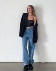 Double Time Crop Top