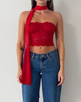 Red Hot Tube Top