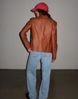 Leather Blazer by Luna B Vintage
